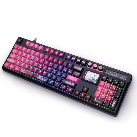 SKYLOONG GK104 Pro Mechanical E-sport Gamer Keyboard Full-Size Wireless Keyboard RGB Backlit Hot-Swa