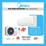 [WITHOUT INSTALLATION] Midea Xtreme Cool R32 Non-Inverter Air Conditioner / Aircond MSAG-10CRN8 1.0H