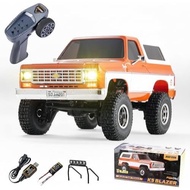 EAZYRC X FMS 1/24 Chevy K5 Blazer 1976s RC Truck RTR Orange with Lisense RC Crawler 4WD 5Km+ 2-Speed