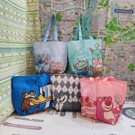 Disney~2pcs Beverage Bag Foldable Flip Storage