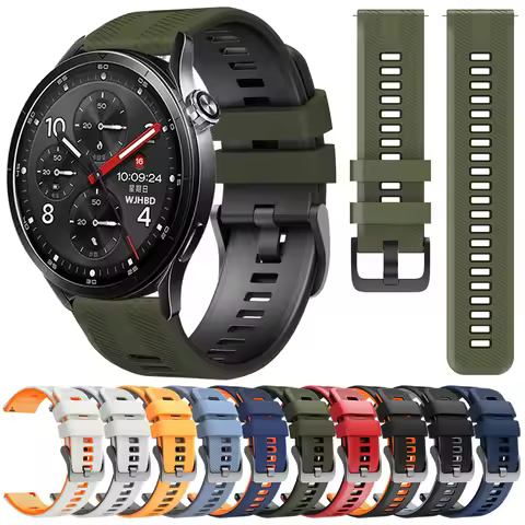 Watchband For Xiaomi Watch 5 / S5 / S4 Sport / S3 / S2 / S1 Pro 22mm Quick Release Silicone Strap Sp