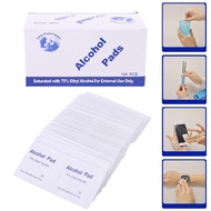 Alcohol Swab Alcohol Pad (100pcs) 75% Alcohol Disposable Disinfection Alcohol Pads