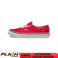 แท้ Vans Authentic 44 DX Anaheim Factory - Racing Red Sneakers VN0A38ENMR9 The Same Style In The Sto