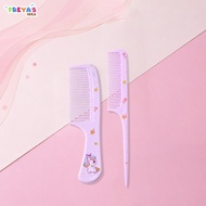 FR-C1021 Sisir Anak Set Isi 2pcs Karakter Kartun Lucu / Sisir Rambut Gagang Plastik 2IN1 / Hair Comb