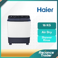 ▲Haier 16KG Semi Auto Washing Machine Twin Tub HTW160-M1217★