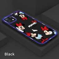 For Xiaomi Mi 11 Lite 5G NE 11T 10T Pro 5G 9T 9 8 Cartoon Minnie Mouse Phone Case Square Soft Silicone Full Cover Camera Shockproof Casing