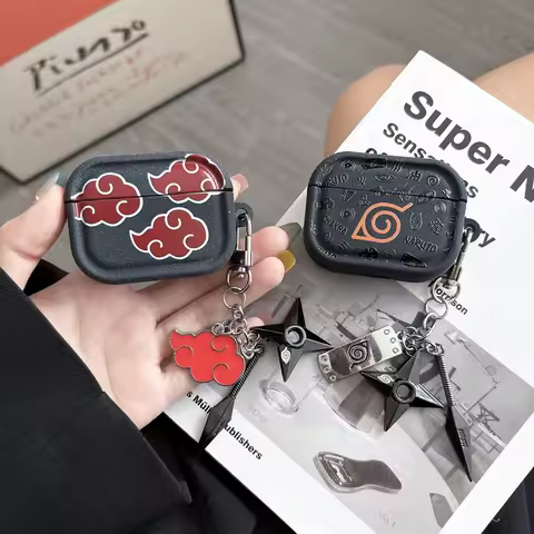 Japan Anime N-NARUTOS Itachi Obito Pain Earphone Case For Airpods 4 2 3 1 Pro 3 2 Wireless Bluetooth