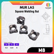 M8 Welding Nut M8 Square Welding Nut M8 Square Welding Nut/
