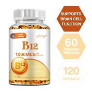 Vitamin B12 1000 mcg, Energy Metabolism Support Dietary Supplement, Gluten-Free, Made in the USA