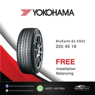 225/45 18 Yokohama ES32 New Tyre