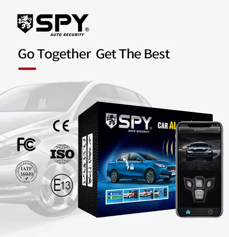 1-Way Car Antitheft Safety Alarm One-click start Auto Security System Remote Control Car Lock SPY Ap