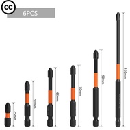 CC 1/4/6 Pieces PH2 Screwdriver Bit Set Magnetic Batch Head Impact Strong Cross High Hardness