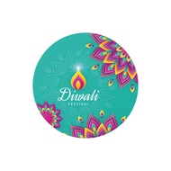 [100PCS] DEEPAVALI STICKER | MIRRORKOTE STICKER | GIFT STICKER |