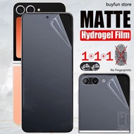 For samsung galaxy z flip 7FE 7 se 5G 3in1 Matte big Screen protectors + Hydrogel Protector small Sc