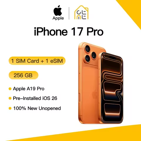 Apple iPhone 17 Pro Original New Unused 12GB RAM 256GB 120Hz 6.3" OLED Super Retina XDR A19 Pro Chip