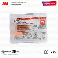 3M 1100 Soft Foam Uncorded Earplugs NRR 29 dB/ Travel [10 Pairs/Packet] EP_ PSD_