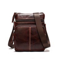 Men's Bag Messenger Bag Genuine Leather Cowhide Bag Shoulder Bags Crossbody Bags for Men Phone Casual Handbag Small Pouch