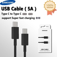 Original Samsung 5A Super fast charging Cable USB Type C to Type C cable EP-DN975 5A/1m Cable For sa