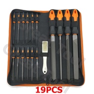 GTool ชุดตะไบ ครบทุกขนาด ทั้งหยาบและละเอียด พร้อมแปรงทำความสะอาด มีให้เลือกหลายแบบ ชุด 13/16/18/19/2