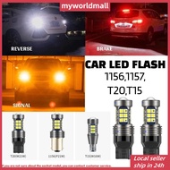 1PC 27LED Car LED FLASH Signal Brake Reverse Light Bulb Flash T15/W16W T20/7440 1156/P21W/1156