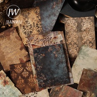 JIANWUThe Rust Seal Is Eroded Series Vintage Pattern Landscape Collage Scrapbook Material Paper Crea