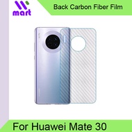 Back Carbon Fiber Screen Protector Film For Huawei Mate 30 (Not Tempered Glass)