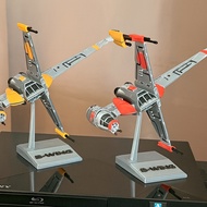 B-Wing Star Fighter Display Model, Star Wars Airplane Model, Sci-Fi Airplane Miniature, 3D Print Col