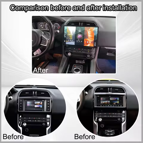 13.3inch For 2016-2019 Jaguar XE/XEL/F-PACE/X760 car Radio with Carplay Qualcomm Android 13 multimed