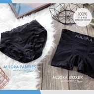 (Buy 2 FREE 1 Mask/ReadyStock) Aulora Boxer / Panties with Kodenshi