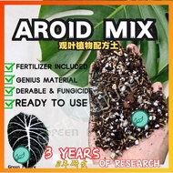 AROID MIX  Soil Mix for Begonia  Syngonium  Anthurium Monstera  Philodendron 观叶植物混合土 观叶植物 AROID soil