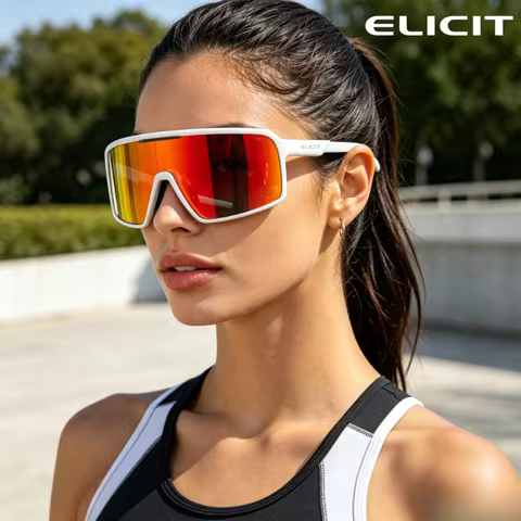 ELICIT UV400 Fashion Sports Sunglasses Fishing Cycling Hiking Mountaineering Trekking Running Drivin