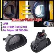 6340E2 For Peugeot 107 2005-2014 CITROEN C1 2005-2013 LED License Number Plate Lightauto parts Car d