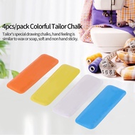 Walfront 4 pcs/Pack Colors Wax Tailors Chalk Dressmakers Sewing Marker for Fabric DIY Garment Access