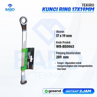 TEKIRO wrench Ring 17x19 mm box end wrench 17 x 19 ORIGINAL 17mm x 19mm