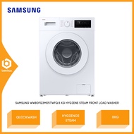 Samsung Front Load Washer 8 kg Hygiene Steam WW80FG3M05TWFQ Mesin Basuh