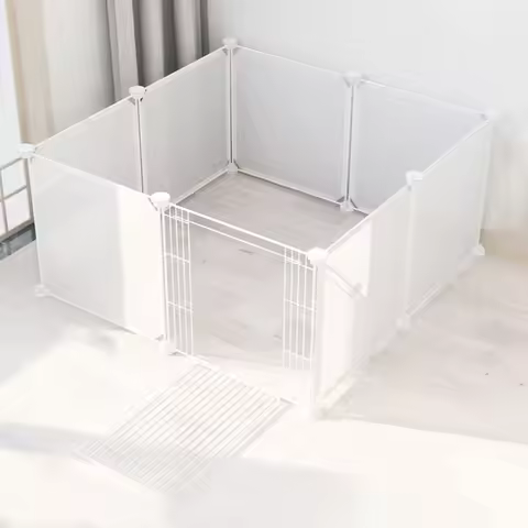 Multifunctional DIY Pet Fence Dog Fence Transparent Dog Fence Dog Cage Cat Fence Rabbit Isolation Fe