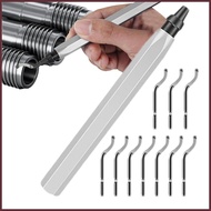 Deburring Tool 3D Printing Ergonomic Handle Burr Reamer 3D Printing Deburring Tools with 10 Piece Hi