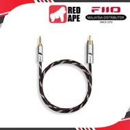 FiiO LL-RCA1 Digital Audio Coaxial Cable: Gold-plated 3.5mm to RCA plug Silver-Plated Copper Graphen
