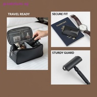greatshore  Travel Protable PU Leather Double Edge Safety Razor Head Sleeve Long Handle Universal Pr