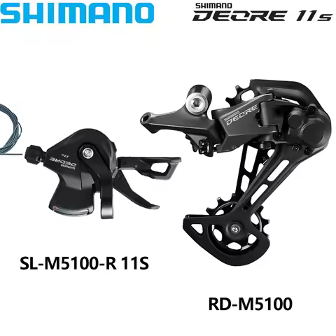 SHIMANO DEORE M5100 11 Speed Group SL-M5100 Shifter Rear Derailleur RD-M5100 1x11Speed Derailleur fo