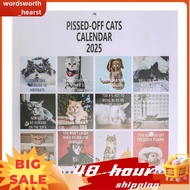 2025 Pissed-Off Cats Calendar Funny Cat Wall Calendar Cats Wall Calendar 2025 Calendar Cat Desktop C