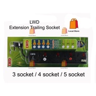 [ 1 UNIT ] LWD Extension Trailing Socket 3 gang / 4 gang / 5 gang HEAVY DUTY