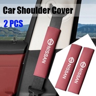 Fit for Nissan Navara X-trail D22 March Leaf Interior Decorative Accessories 2Pcs PU Leather Safety 