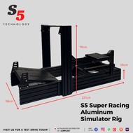 S5 Super Racing Aluminum Simulator Rig / 4080 aluminium rig / racing simulator / SIM RACING RIG / dr