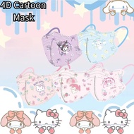Fast Shipping mask 50PCS 4d Cartoon mask 4plymask Rose Melody girls for 3-12yrs kid mask individual 