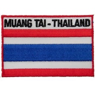 泰國 國旗 熨燙臂章 電繡袖標 刺繡布章 熨斗徽章 貼章 熨斗士氣