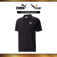 Puma CLASSICS V-Collar Men's Polo T-Shirt (Black) 53812501