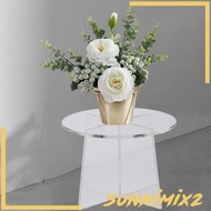 [Sunnimix2] Planter Stand for Indoor Flower and Plants Plant Pot Stand Tabletop Plant Rack Clear Acrylic Flower Pot Holder Stand for Home