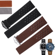 Genuine leather watch strap universal Tissot Longines Tag Heuer Citizen Tumex fr