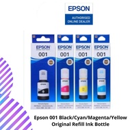 Epson 001 Black/Cyan/Magenta/Yellow Original Refill Ink Bottle